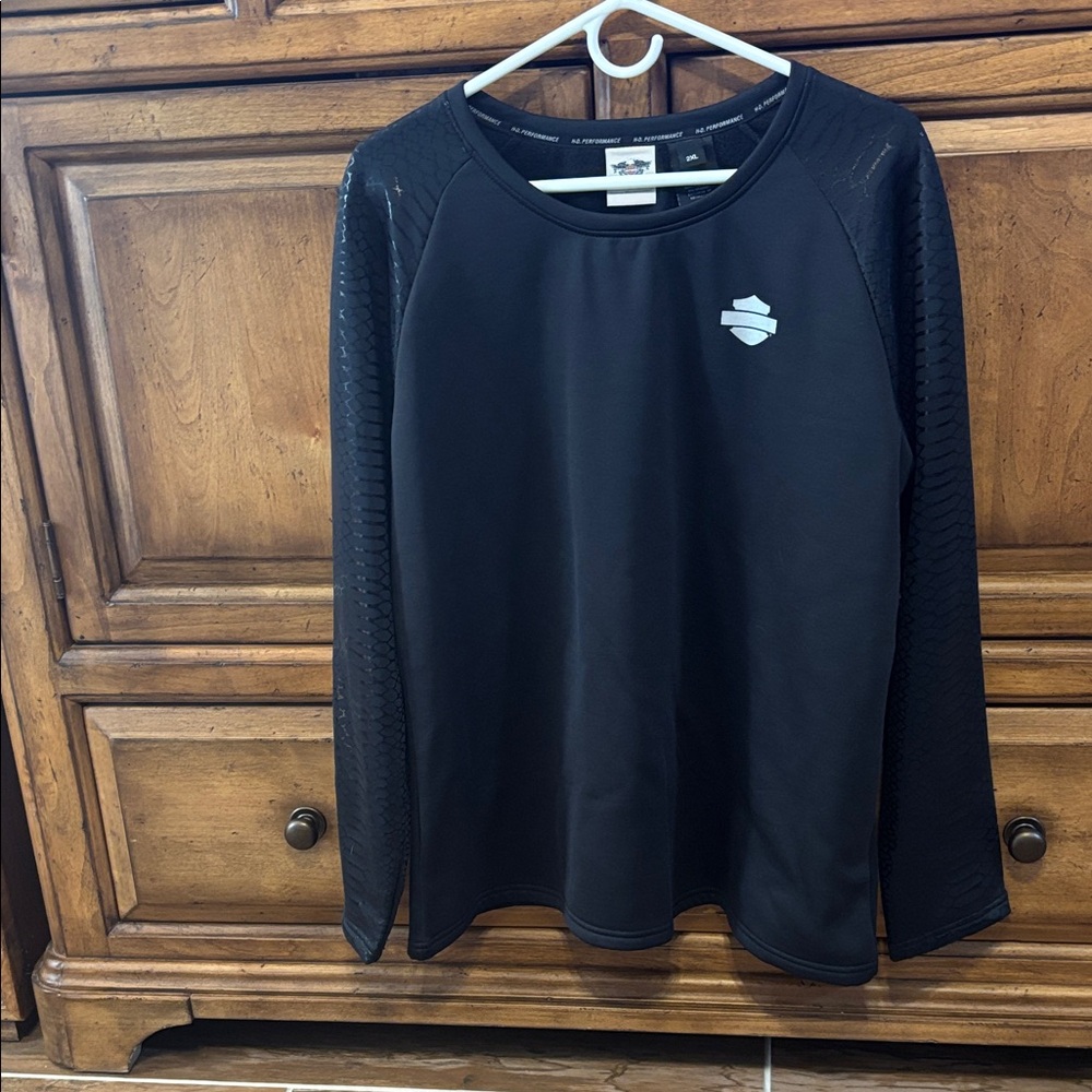 Harley-Davidson Black Long Sleeve Performance Tee